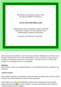 The BeGreen consortium is proud to offer.doc