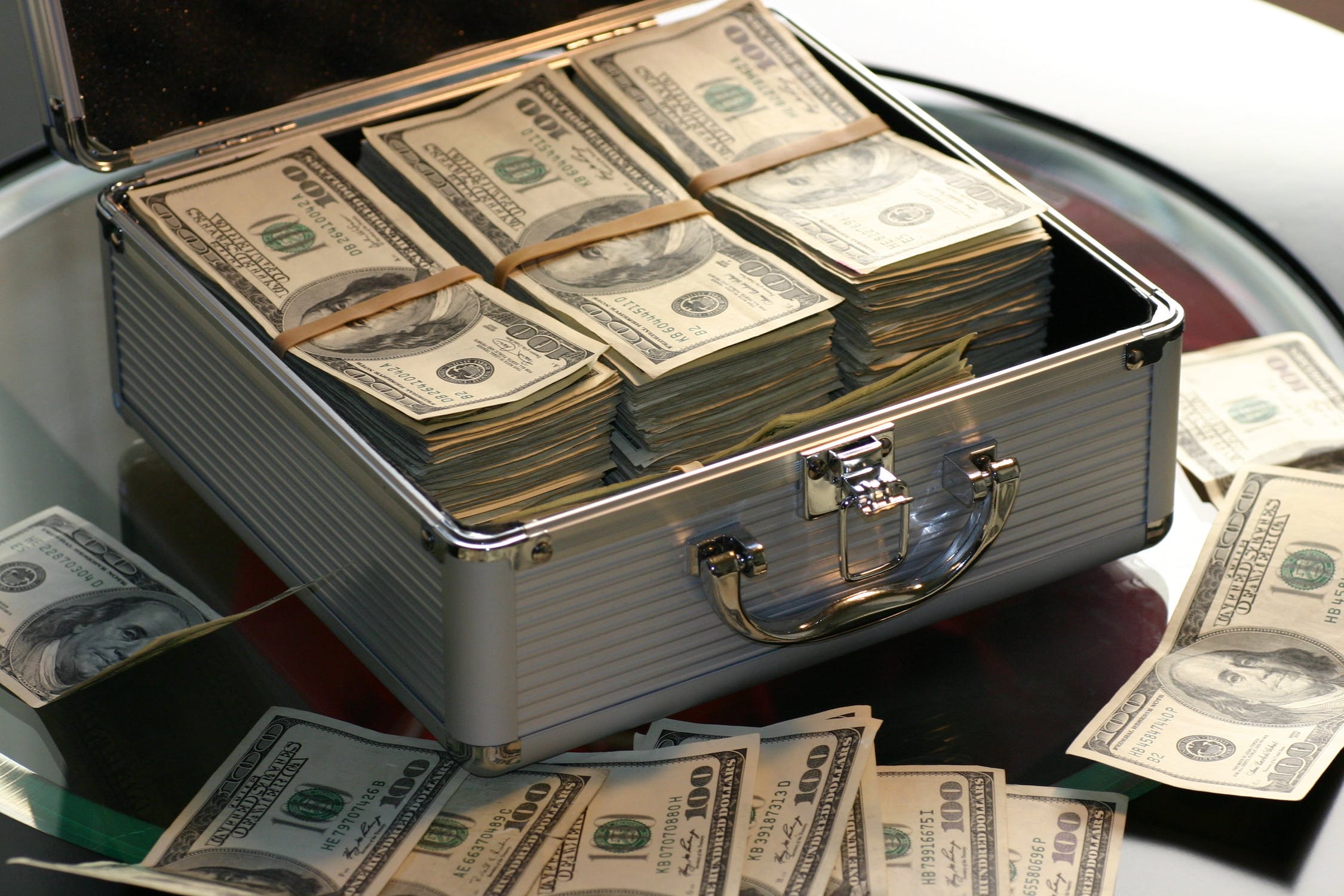 briefcase of money 